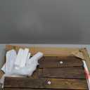 Small End Table, 2-Tier Storage, Space-Saving Side Table for Living Room Bedroom, Compact Nightstand with Shelf, Farmhouse Bedroom Furniture for Living Room, Entryway, Studio Apartment, Brown