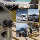 DAIERTEK Starlink Gen 3 12V Cigarette Lighter Adapter, 10V-36V Input 57V 4.5A Output, 18AWG Starlink Standard Car Charger, Waterproof Portable High Efficiency Stable Starlink DC Power Supply