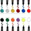 SEISSO Stamping Nail Polish Gels, 12 Colors Stamping Gels 0.25 Fl Oz Soak Off Printed Gel UV Stamp Nail Gel for Nail Stamp Plate Stamper DIY Nail Art Design
