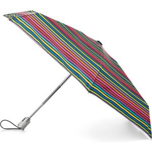 totes Womens and Mens Auto Open Close Compact Waterproof Lightweight Umbrella (One Size, Colorful Stripe)
