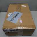 Thicken & Sturdy Clear Shoe Storage Organizer with Magnetic Door, Stackable Boxes for Closet, Foldable Space-Saving Shoe Rack for Sneaker Boot Container, Plastic Shoe Cabinet Shoe Box 6 Pack, White