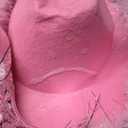 Ricawa 2 PCS Pink Cowgirl Cowboy Hat with Heart Sunglasses Bandana Pink Cowgirl Christmas Costume Accessories for Girls Women