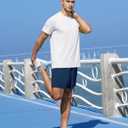 EZRUN Men's Lightweight Short Sleeve T-Shirt Quick Dry Workout Running Athletic Swim Shirts Fishing Rash Guard