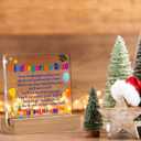 Kindergarten Graduation Gifts for Boys Girls, Happy Kindergarten Graduation Gift Acrylic Sign, Grad Gifts for Him Her Son Daughter, Funny Desk Decor 4 x 4 Inches