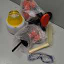 Paint Sprayer, 550W HVLP Spray Gun, 1200ml, 4 Nozzles, 3 Patterns, Red