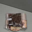 Turkey Thanksgiving Party Supplies Kit Thanksgiving Disposable Dinnerware Includes Paper Dinner Plates Dessert Plates Napkins Cups and Tablecloth for Fall party Decorations