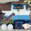 6 Pcs Passive Diffusers for Essential Oils 6 Aroma Flower Car Passive Essential Oil Diffuser for Room Cars Bathroom Home Office Travel Non Electric Sleep Relieves Stress (Vivid,1.8 x 2.5'')