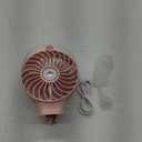 PANERGY Portable Handheld Fan, 5000mAh Rechargeable, 14H Max Cooling Time, 4 Gear Wind & LED Display, 90 Foldable Design, 3-IN-1 Mini Fan for Travel Working Concerts Makeup - Pink