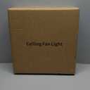 PUSU 15.8" Low Profile LED Ceiling Fans with Light, Reversible Flush Mount with Remote and 6 Winds Speeds Fan Lighting, 3 Colors Dimmable for Bedroom, Garage, Kids, Dinning Room, Kitchen (Gold)