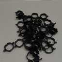 Mounts Clips for Govee Pro Permanent Outdoor LED Lights H706, Bracket Holder for Govee Pro Version Outdoor LED Light (Black, 40)