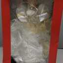 Kurt S. Adler, Inc. UL2173LED Kurt Adler 14" Fiber Optic Ivory & Gold Animated LED Angel Treetop