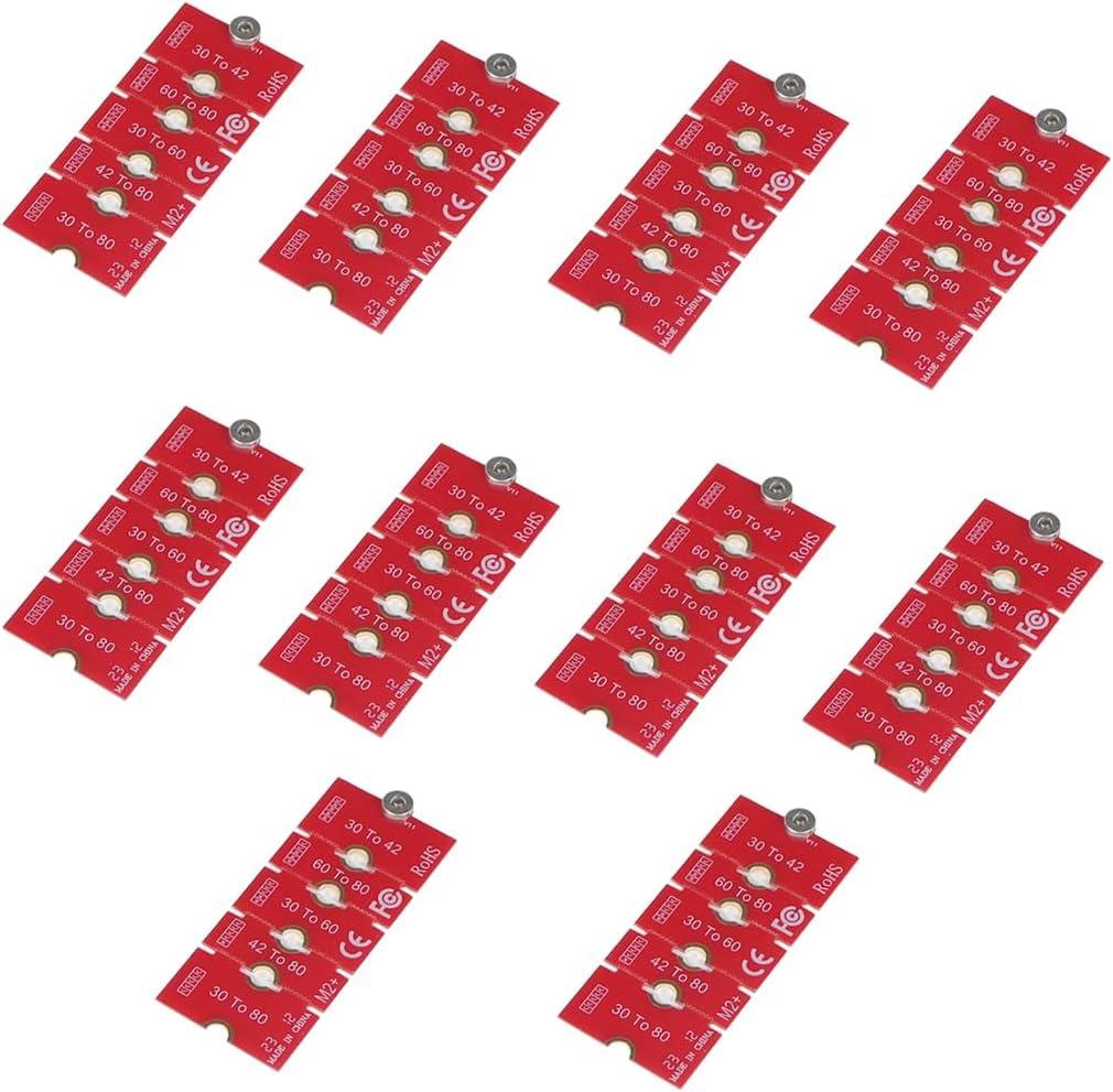 JMT NGFF NVME M2 M2PLUS 2230 to 2280 Adapter Card 2230, 2242, 2260, 2280 Extended Transfer Long Size Change for M.2 U.2 M3 M.3 SSD (10Pcs)