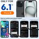 Miracase Magnetic for iPhone 15 Case, [Soft Anti-Scratch Microfiber Lining], Compatible with MagSafe, Liquid Silicone Case Shockproof Drop Protection Phone Case for 15,Orange