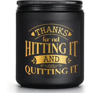 Scented Candles for Men - Funny Gifts for Boyfriend - Naughty Birthday Gift for Him - Anniversary Valentines Day Engagement Christmas Love You Presents for Husband Fiance Couples Guy BF