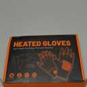Auspicious beginning Rechargeable Heated Fingerless Gloves Electric Heated Gloves for Men Women Fingerless Hand Warmer Gloves Touchscreen for Winter Skiing Cycling Hunting, Arthritis Pain Relief