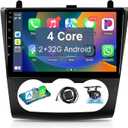 Leadfan Android Car Stereo for Nissan Altima 2008 2009 2010 2011 2012 Radio 9'' Touch Screen Compatible with Wireless Apple Carplay Android Auto GPS Navigation Bluetooth WiFi Backup Camera, Manual AC