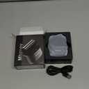 Mbzoey Electric Foil Shavers for Men: Mini Electric Razor for Face - IPX7 Waterproof Cordless Razor with LED Display & Fast Charge - Micro-Comb Technology & Precision Blades (Sanded Grey)