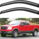 Window Rain Guards Visors for 2004-2008 Ford F150 Standard Cab/Supercab, Out-Channel Window Vent Wind Shades Shield Deflectors for 04-08 F-150 (Not for 2004 F150 Heritage)