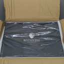 ROTHWELL 10-Slot Watch Box in Leather with Valet Drawer, Luxury Watch Case Display Organizer with Ultra Soft Microsuede Liner, Jewelry and Sunglass Holder With Large Glass top (Green/Tan)