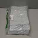 FireKylin 100 Pack Smell Proof Bags 6.3" x 9.4", Resealable Bags with Matte Window, Foil Pouch Stand Up Sealable Bags for PackagingWhite