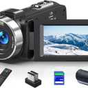 Gcasio 8K Camcorder 64MP Video Camera YouTube Vlogging Camera IR Night Vision WiFi 18X Digital Zoom Webcam 3.0”Touch Screen Camcorders with Microphone, 32G SD Card, Remote Control and 2 Batteries
