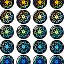 25 Pieces Cell Phone Blocker Protection Neutralizers Stickers for Smart Phones Tablets Laptops Computer WiFi Priner TV Electronic Devices Black