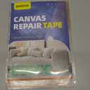 3 x Self-Adhesive Canvas Repair Tape, 8.3" x 11" Waterproof Canvas Repair Patch, Fabric Patch Repairs Kit for Furniture, Tents, Sunbrellas, Boat Covers Awnings, Couches, Clothes, Bags Black