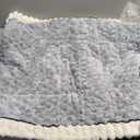 Faux Fur Sofa Arm Covers 2 Pack, Non-Slip Soft Fluffy Armrest Protectors for Couches,New Year Pet Friendly Furniture Covers, Slipcovers for Sectional Living Room(A Gray 2 PCS,24x36 in(60x90 cm))