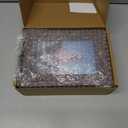 iRahmen 4x6 Picture Frame Set of 4, Brown Rustic Retro Photo Frame with Real Glass, Wood Farmhouse Style 4 x 6 Frames for Wall Mount and Tabletop Display