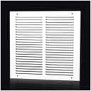 12x12 Return Air Vent Cover for 12 x 12 Inch Duct Opening,12x12 Air Return Grille for Wall or Ceiling,Solid Steel HVAC AC Cold Air Return Vent Cover Without Filter Housing,Outer Size:13.75"X13.75"