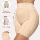 OEAK Tummy Control Shapewear for Women Seamless Girdle High Waisted Body Shaper Underwear Panty Smooth Under Dress Shapewear (Beige, L)