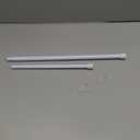 AIZESI 2PCS Tension Curtain Rod 16-26 Inch, 7/8" Diameter Curtain Tension Rods, Small Tension Rod White Spring Loaded Curtain Rods for Window, Kitchen, Closet