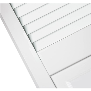 Bi-fold Traditional Louver-Panel, White
