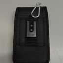 Heavy Duty Holster for iPhone 17 Pro, 17 Air, 17, 16 Pro, 16, 15 Pro, 15, 14 Pro, 14, 13 Pro, 13, 12 Pro, 12, 11 - Military Grade Nylon Pouch (Fits Armor/Battery Case) (Medium)