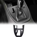 Center Console Gear Shift Panel Cover Trim for Outback/Legacy Accessories 2020 2021 2022 2023 2024 2025(Matte Black Without Extra Button)