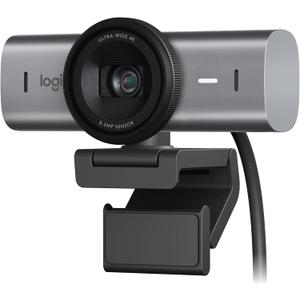 Logitech MX Brio Ultra HD 4K Webcam for Collaboration and Streaming, 1080p 60 FPS, Show Mode, Works with Microsoft Teams, Zoom, Google Meet, Nintendo Switch 2, Graphite