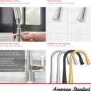 American Standard 7441300.075 Southport Pull-Down Kitchen Faucet with Sprayer, 1.8 GPM, Kitchen Faucets with Pull Down Sprayer, Stainless Steel