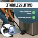 Furniture Lifter Tool Set – Heavy Duty Steel Lever & 3 Sliding Pads – Lifts up to 550 lbs – Ideal for Moving Sofas, Appliances & More