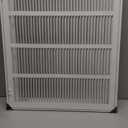 HVAC Premium 22 x 18 Duct Opening Steel Return Air Filter Grille, for 1-inch Filter, Removable Door, Flat Stamped HVAC Vent Cover Grille, Outer Dimensions 24.5 x 20.5