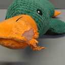 Duck-Shaped Dog Toys for Aggressive Chewers - Mellow Dog Calming Duck, 2025 Squeaky Crinkle Plush Chew Toy, Interactive Tug of War Toy to Keep Dogs Busy, Tough No-Stuffing for All Breeds