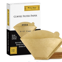 Pro Mael Cone Coffee Filters #4, Number 4 Coffee Filter 8-12 Cup for Drip Coffee Maker, Unbleached Natural (100, #4)