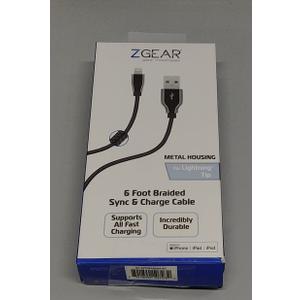 6 Foot Braided Sync & Charge Cable