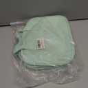 Travel Makeup Bag for Women, Large Capacity Cosmetic Bags for Girls, Compact Pouch Make up Organizer, Waterproof Toiletry Bag with Divider and Handle (Green2)