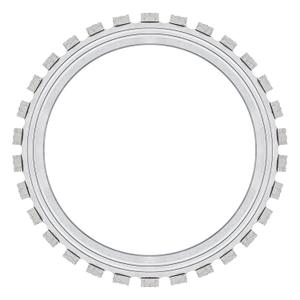 16in Concrete Circular Saw Blade, Ring-Shaped Concrete Cutting Machine Accessory, Suitable for Wood, Bricks, Aluminum, and Reinforcing Bars