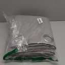 BGment Faux Linen Curtains 95 Inches Long Set of 2 Panels, Living Room Long Curtains Burlap Textured Thick Light Filtering Privacy Grommet Window Treatments, 52 x 95 Inch, Grey