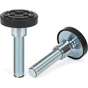 2pcs 50mm Shaft Screw Up Car Lift Feet Pads, 3-20cm Plus-High Car Lift Rubber Tray, Car Heightening Feet Tray for Car Lift Bridge Jack Stable Support