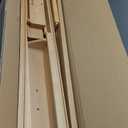 MEEDEN Large H-Frame Easel, Easel Stand for Paintings, Painting Easels, Easel Stand for Display, Solid Beechwood Wooden Easels for Painting Canvas, Holds Canvases Up to 78", Natural Color