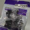 VCE CAT6 RJ45 Keystone Couplers (UL Listed), 25-Pack Ethernet Keystone Jack Female to Female UTP for Cat6/Cat5e/Cat5 Network Cable, Black