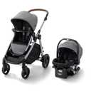 Graco Modes Nest2Grow Travel System, Carseat Stroller Combo, Includes: SnugRide DLX Infant Car Seat and Reversible Baby Stroller, Slide2Me Adjustable Seat, 4 Modes of Use with Optional Baby Gear, Ren