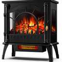 ZAFRO 23 inch Freestanding Electric Fireplace Stove | Thermostat Control, Low Noise, 5100 BTU, Overheat Protection, for Indoor Use
